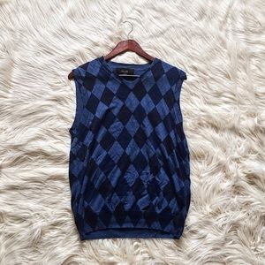 Tasso Elba Argyle Sweater Vest
